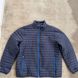 Eddie Bauer Men’s EB 650 Down Quilted Jacket Navy Blue Size XL
